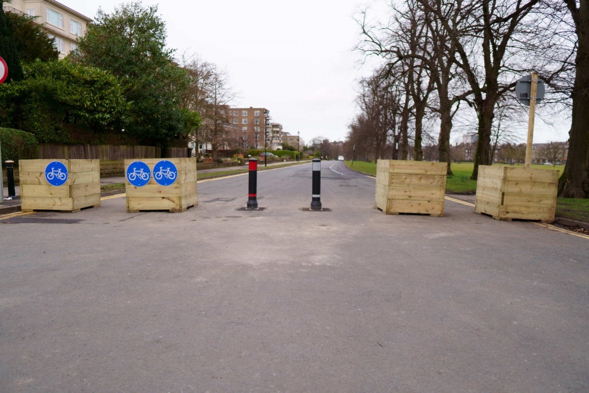 Barriers on Beech Grove, Harrogate