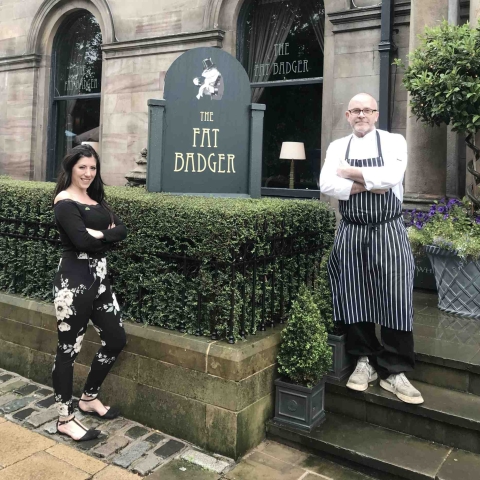 Lisa Tait, Restaurant Manager and Richard Ferebee, Head Chef