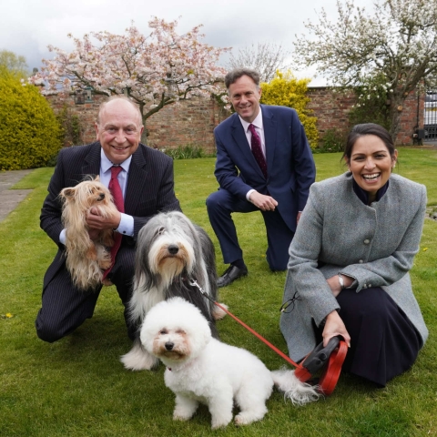Philip Allot, Julian Sturdy and Priti Patel