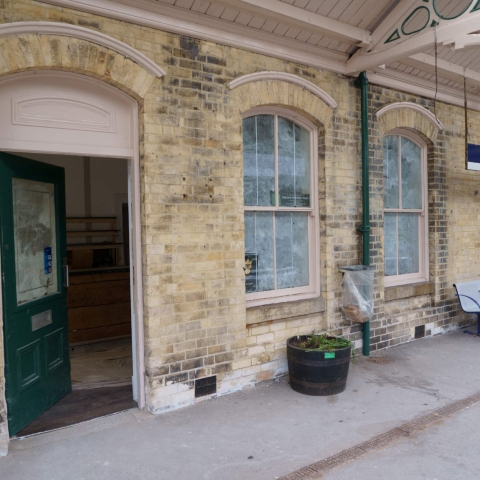 Platform 2, Knaresborough Station, The Track and Sleeper