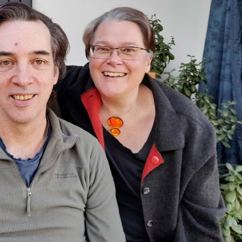 Andrew and Ali, both 54, are SASH hosts based in York