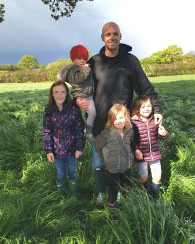 ributes: Richard Blain, pictured with his children, has been described as a wonderful father. Photo provided by Mr Blain’s family