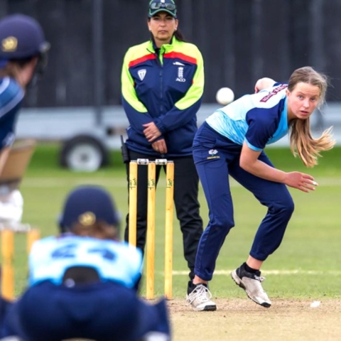 Emma Marlow, a student at The Sixth Form at Harrogate Grammar School, have led to her selection to England Cricket Board’s regional development squad