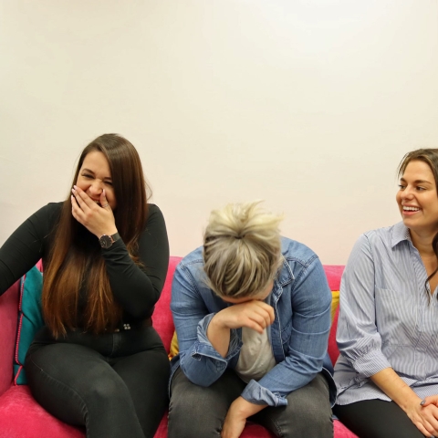 Holly, Kirstie and Sammy
