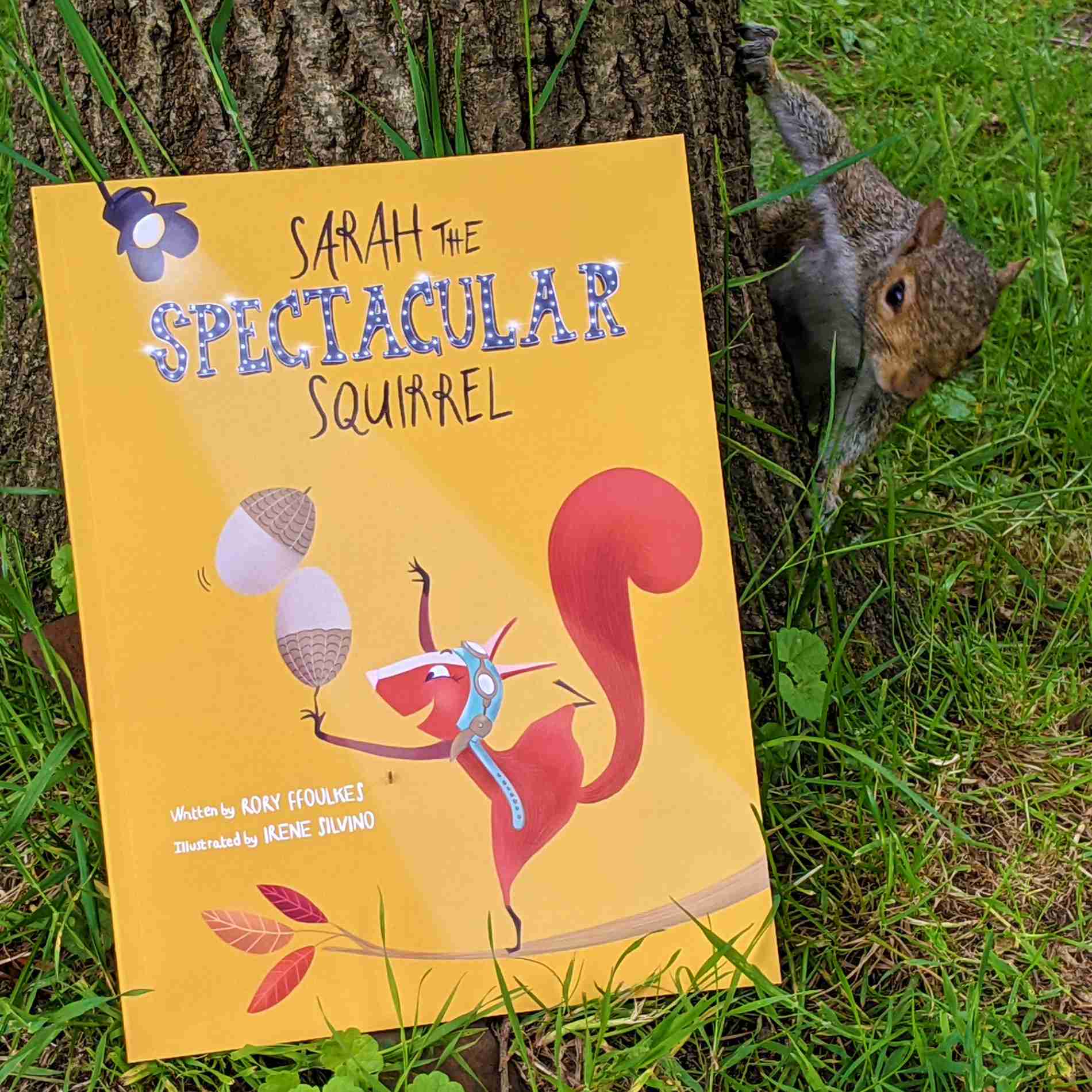 Sarah The Spectacular Squirrel, a brand new illustrated children’s book conceived and written by Harrogate author, Rory ffoulkes