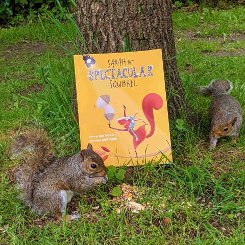 Sarah The Spectacular Squirrel, a brand new illustrated children’s book conceived and written by Harrogate author, Rory ffoulkes