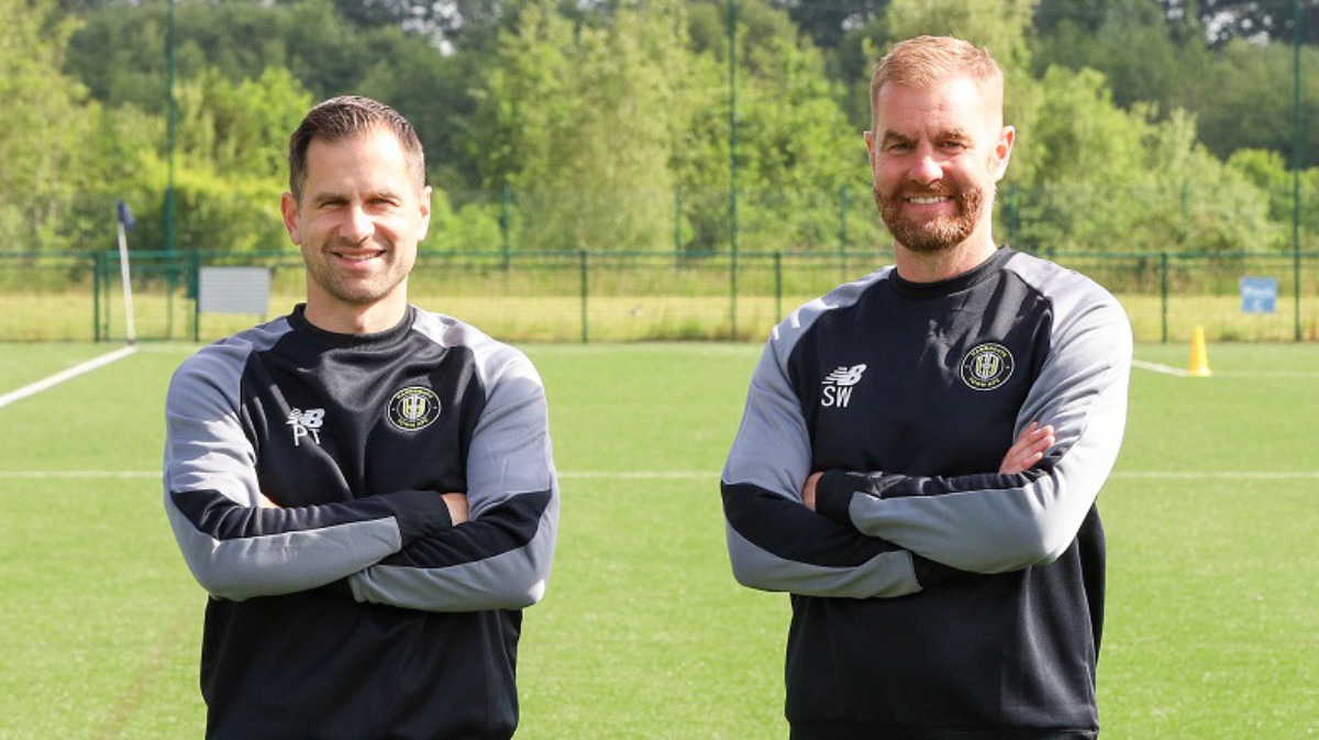 Manager Simon Weaver and Assistant Manager Paul Thirlwell