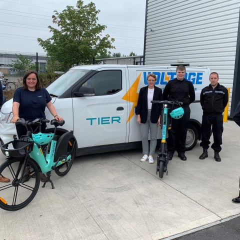 Dave Atkinson, York City Council,  Jessica Hall, TIER York, Lucy Hall, TIER York, PCSO Ethan Sampson, North Yorkshire Police, Sergeant Mark Patterson, North Yorkshire Police and Philip Allott, North Yorkshire and York Police, Fire and Crime Commissioner