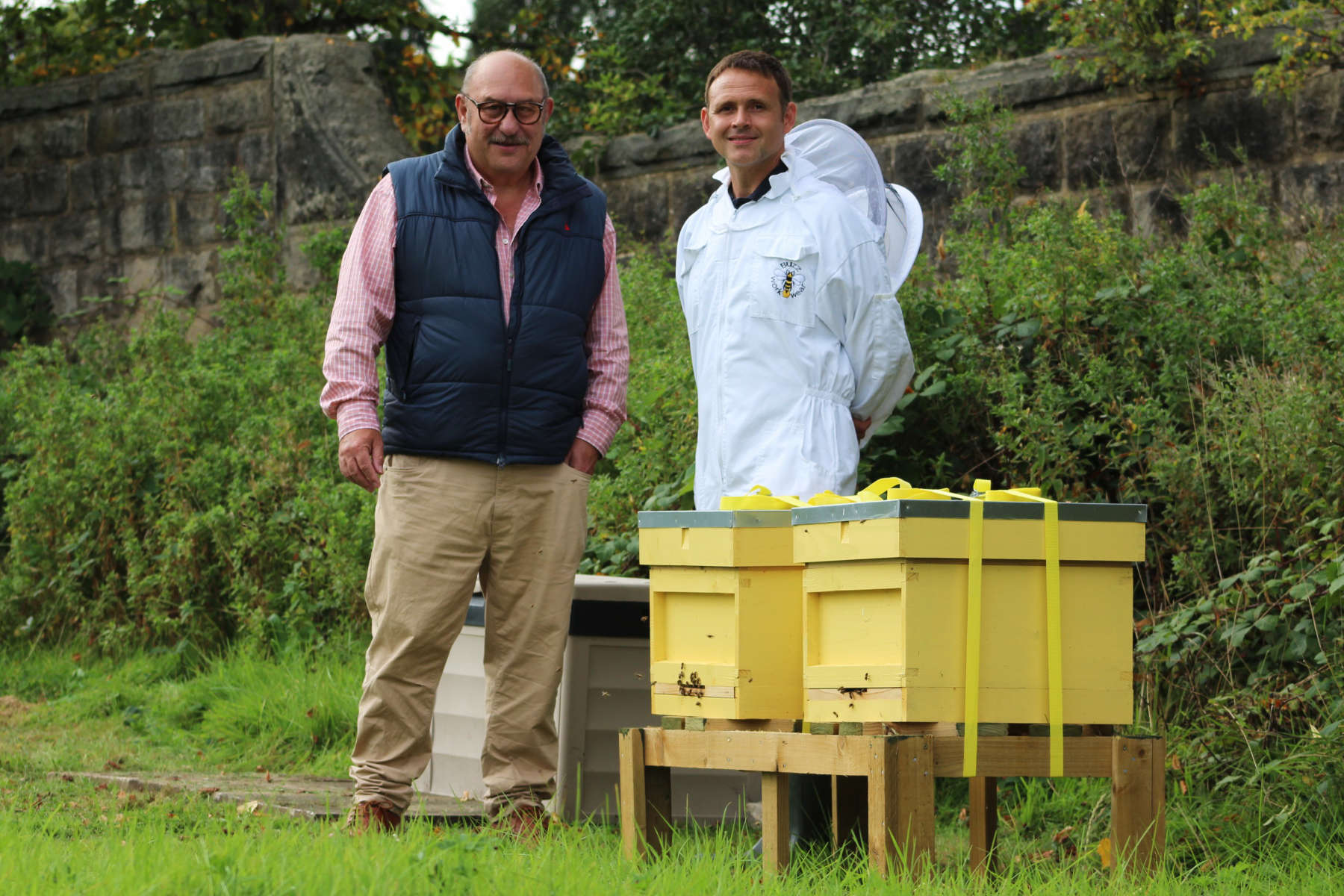 Councillor Andrew Paraskos with Terence Edmondson