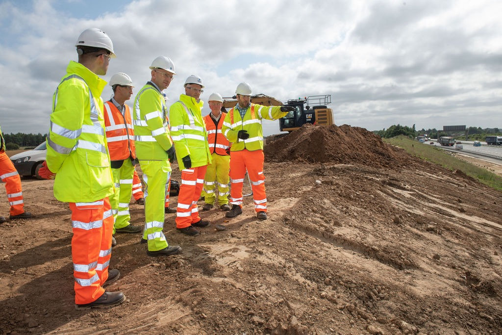 Andrew Jones MP hears about the scheme's progress from project representatives