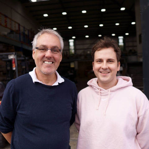 Lead investor Robin Vauvelle and Managing Director, Terry McGinnis
