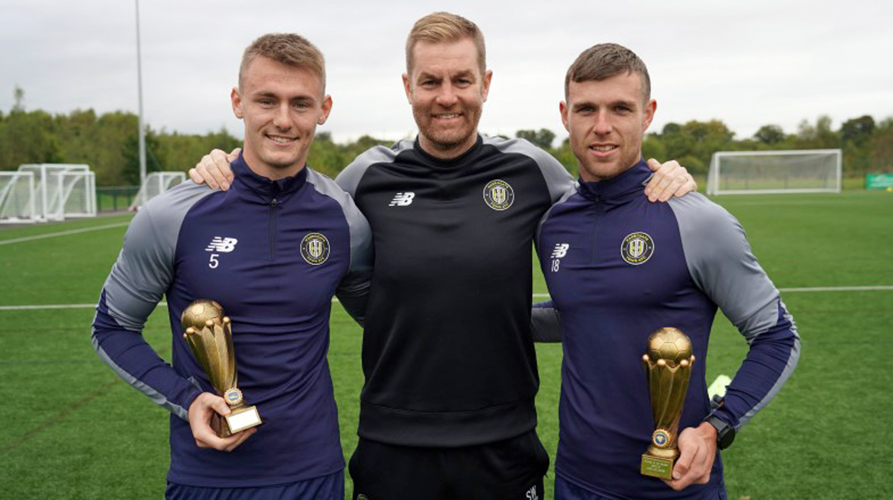 Congratulations to Will Smith (left) and Jack Muldoon (right) who have won the Harrogate Town Independent Supporters Club awards for the 2020/21 season. 