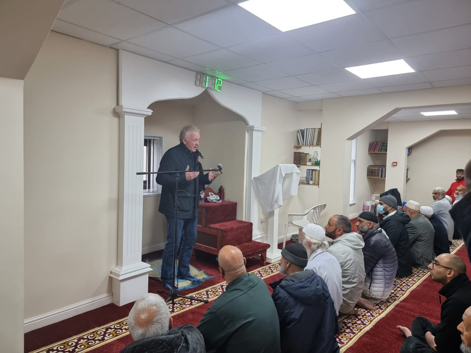 Following joining in Friday prayers at Skipton Mosque, Keith Tordoffwas honoured to be invited by the Imam to address the worshippers about how if elected I would work with them. I talked about challenging racism and working together to provide opportunities to encourage social cohesion. 