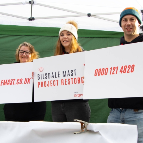 Bilsdale Mast - Project Restore visits Ripon