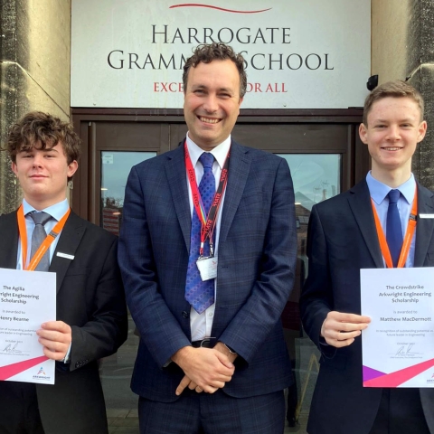Harry, Neil Renton & Matthew Harrogate Grammar School