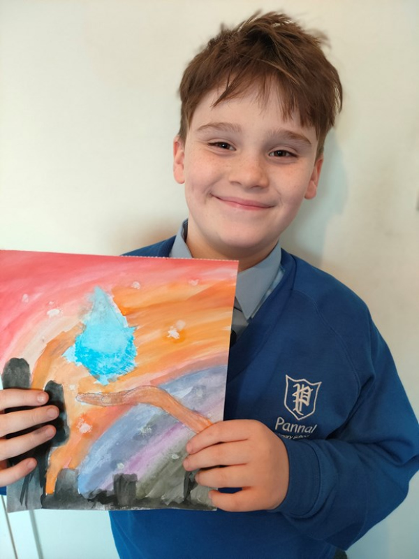 Competition winner Thomas, who attends Pannal Primary School