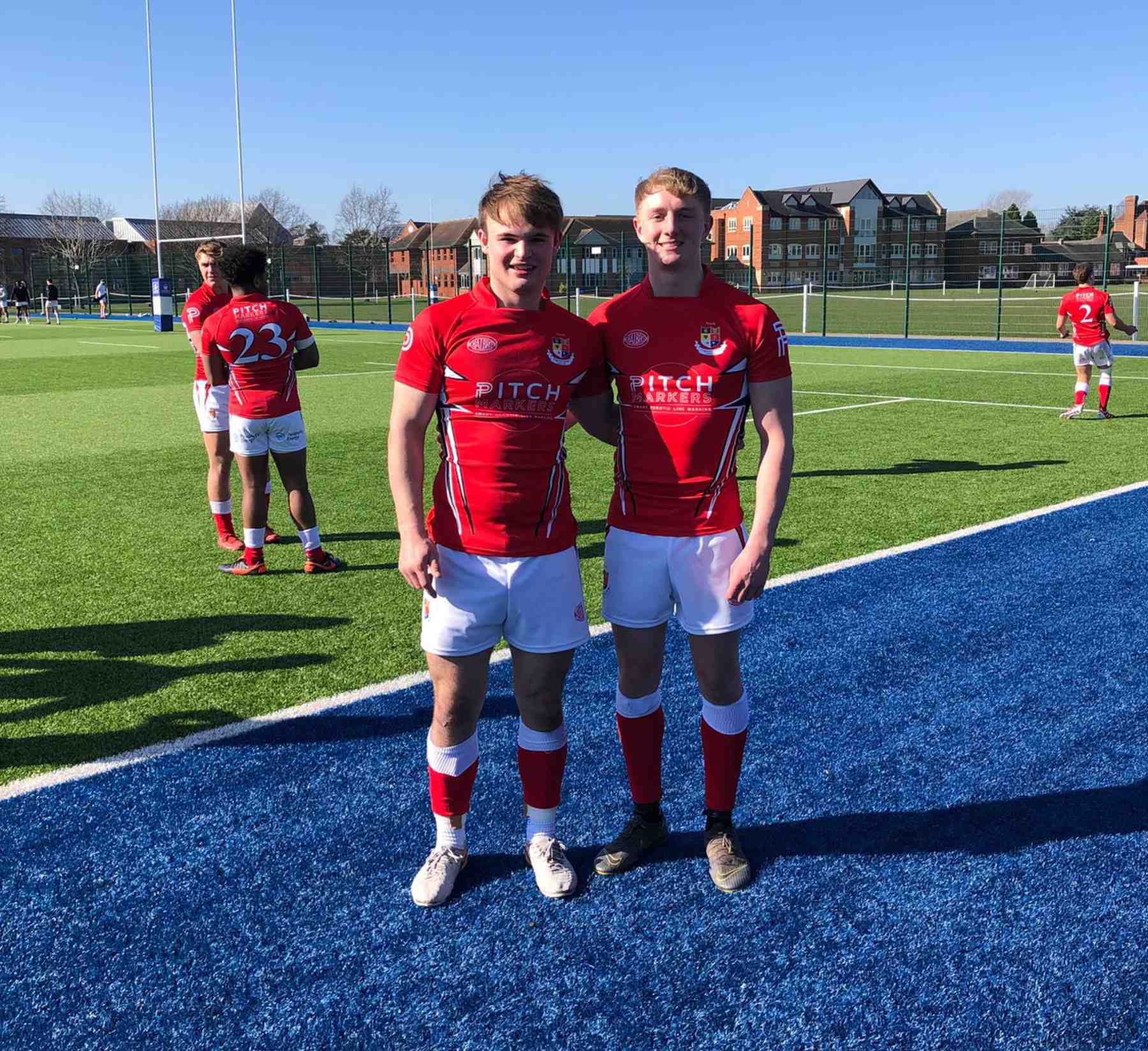 Rugby U18 England - Barney & Fred