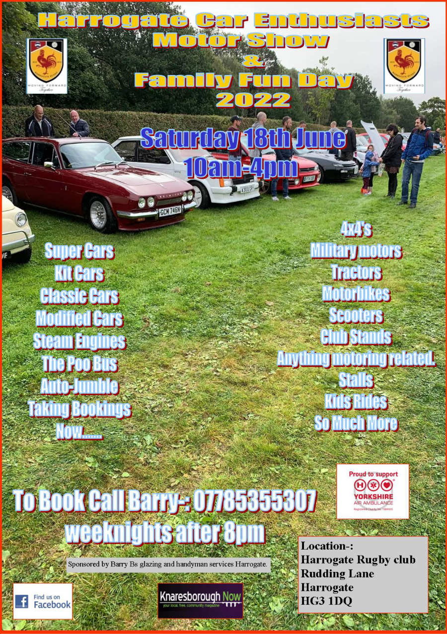 Harrogate Car Enthusiasts Motor - Show and Family Fun Day