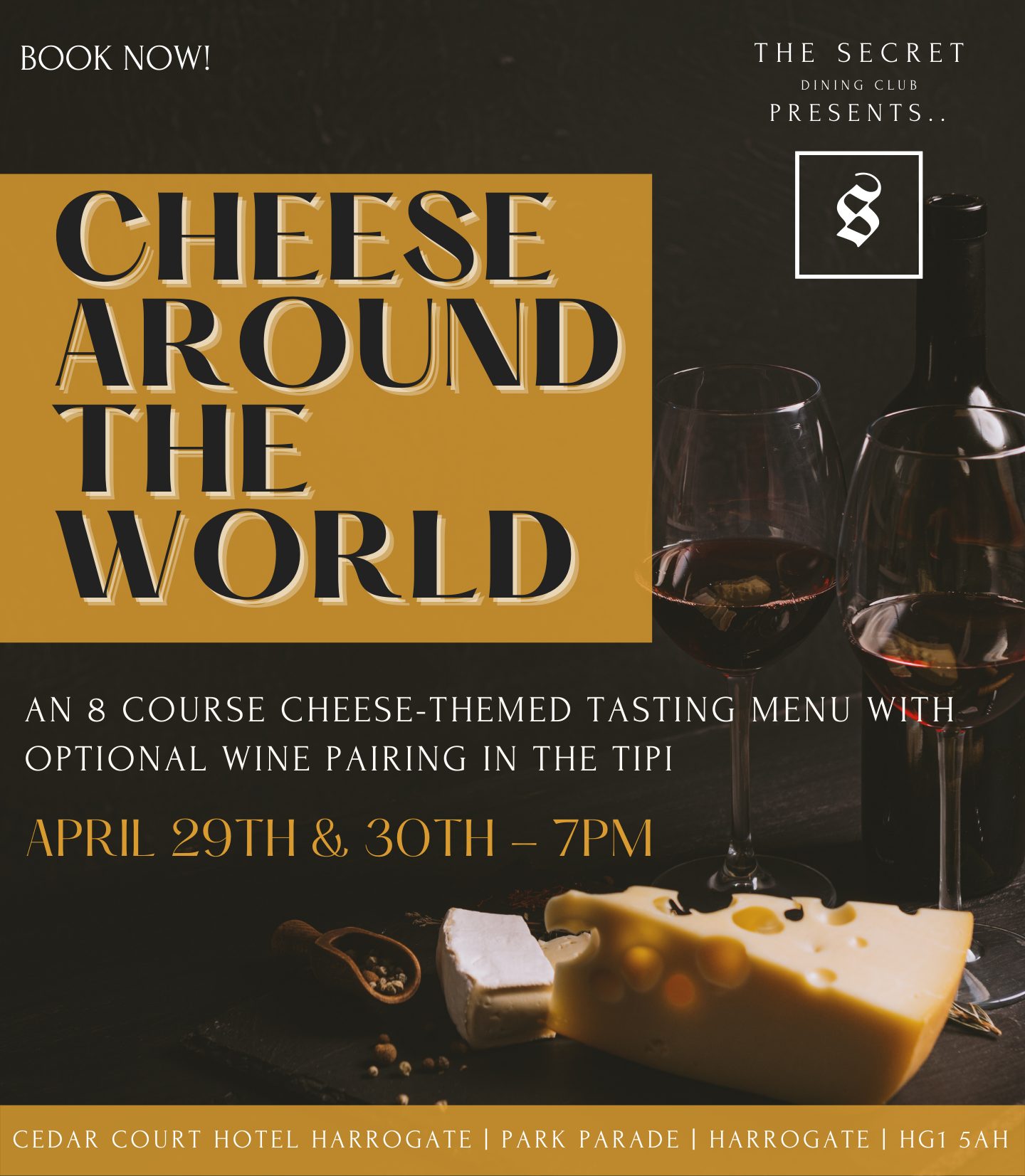 Cheese Around The World - 8 Course tasting menu