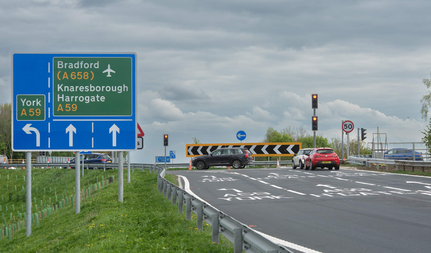 A1(M) junction improvement project is complete