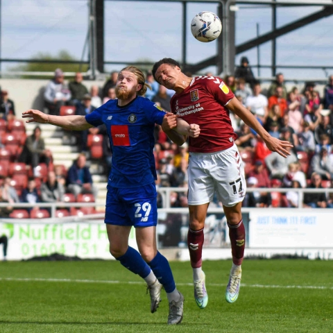 Northampton Town v Harrogate TownEFL Sky Bet League 218/04/2022.