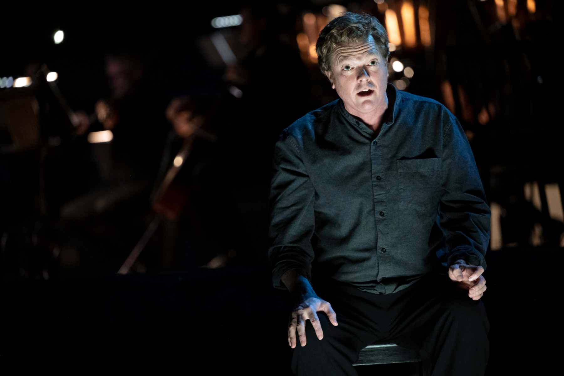 Toby Spence as Florestan in Opera North’s 2020 production of Beethoven’s Fidelio