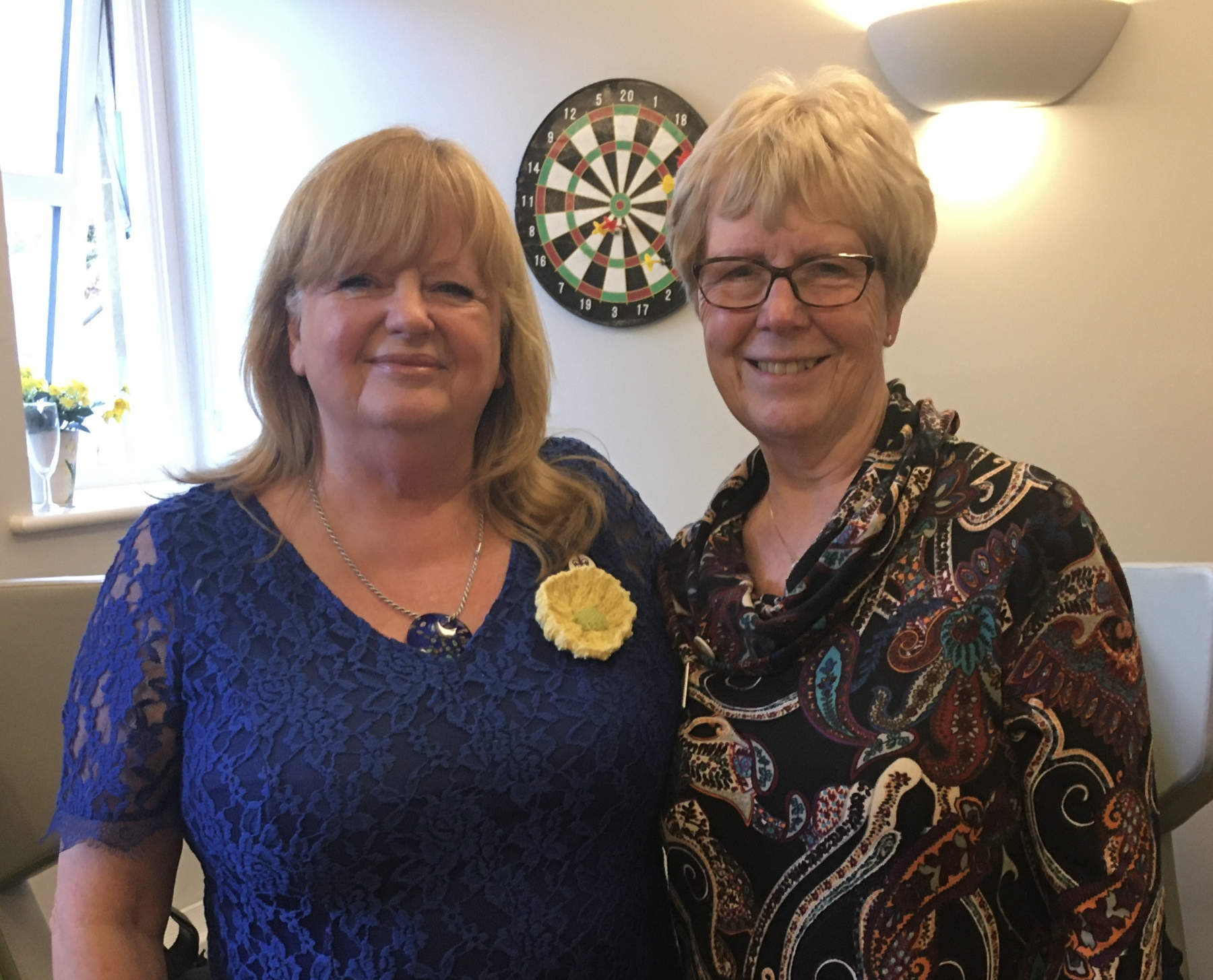 Jill Quinn, founder and CEO of Dementia Forward and (R) Maureen Ingleton