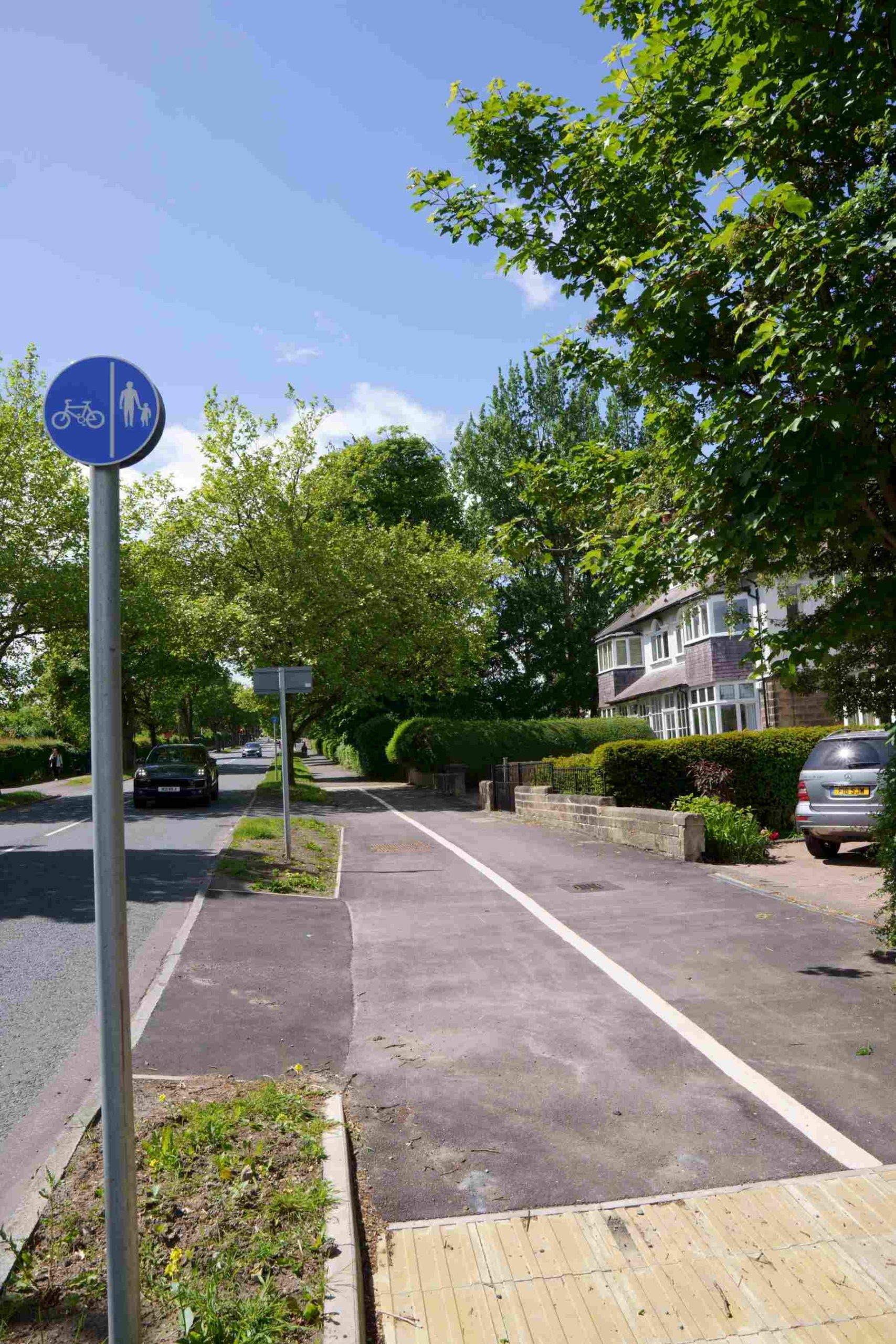 Otley Road cycle way