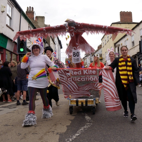The Great Knaresborough Bed Race 2022 North Yorkshire UK