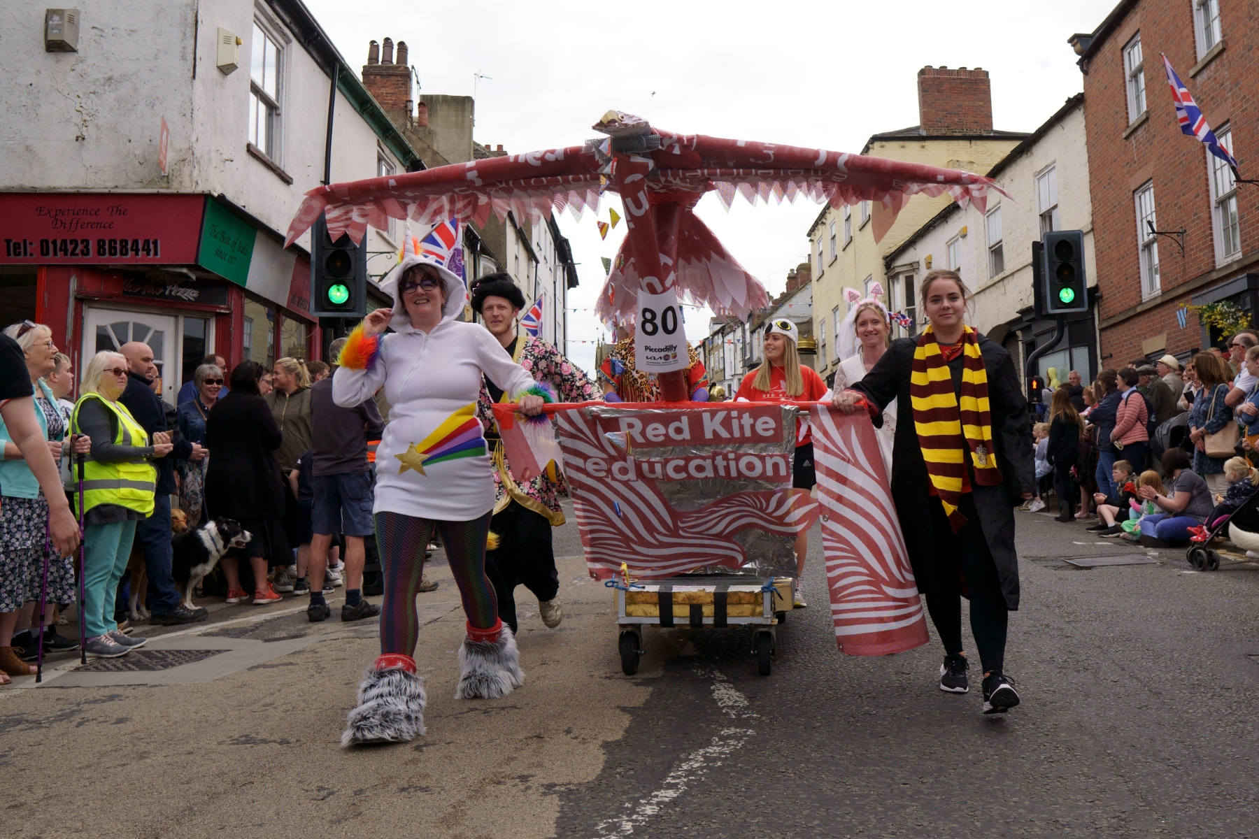 The Great Knaresborough Bed Race 2022 North Yorkshire UK