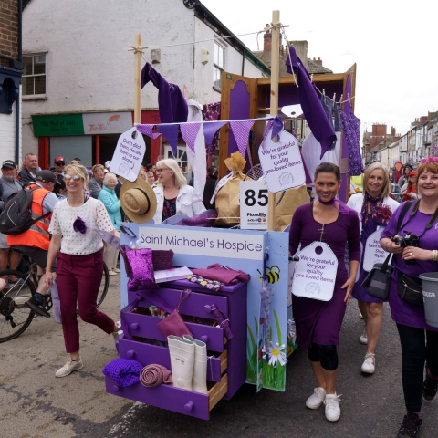 The Great Knaresborough Bed Race 2022 North Yorkshire UK