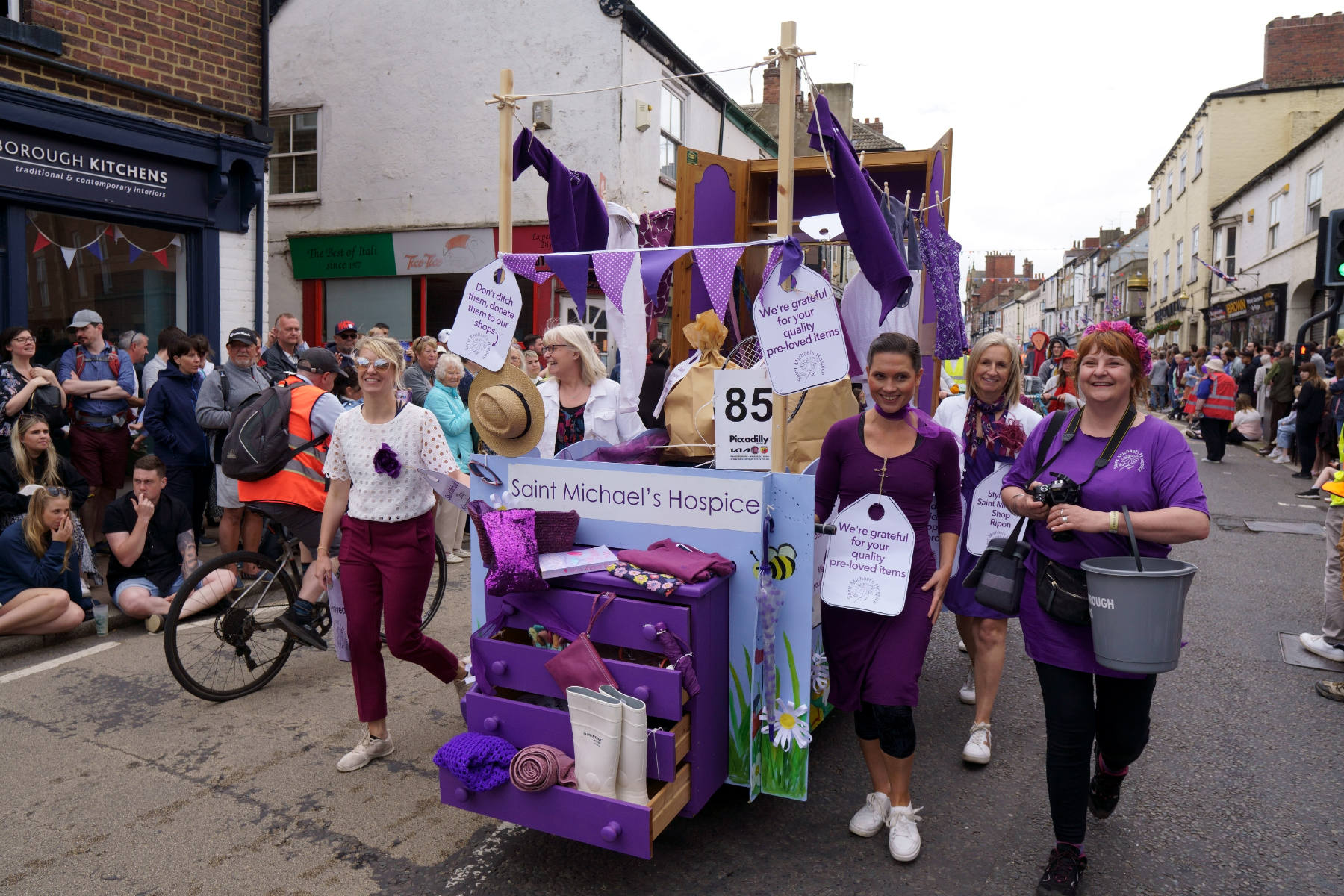 The Great Knaresborough Bed Race 2022 North Yorkshire UK