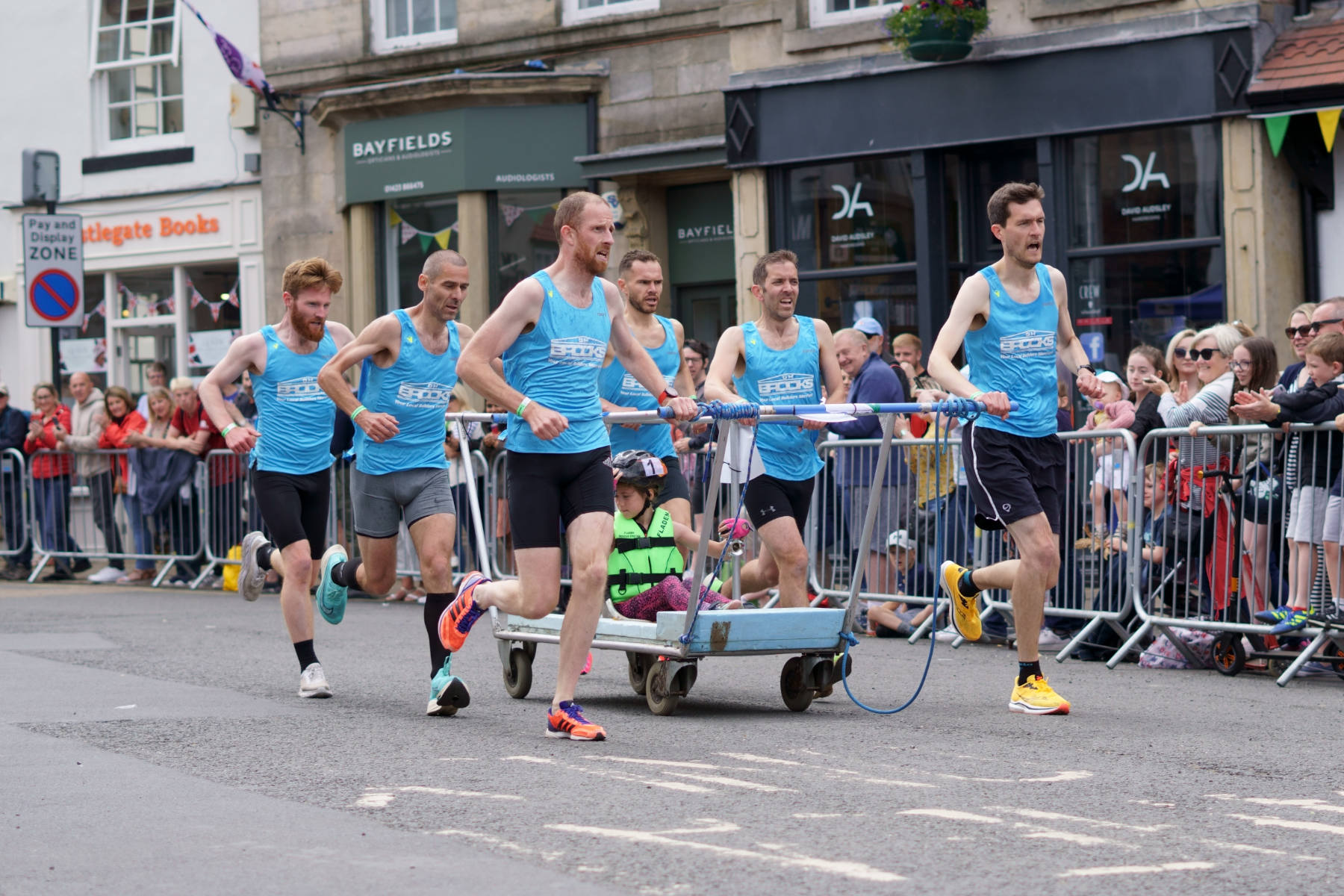 The Great Knaresborough Bed Race 2022 North Yorkshire UK