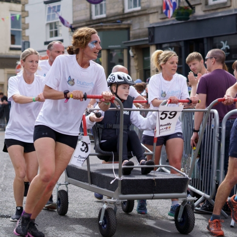 The Great Knaresborough Bed Race 2022 North Yorkshire UK