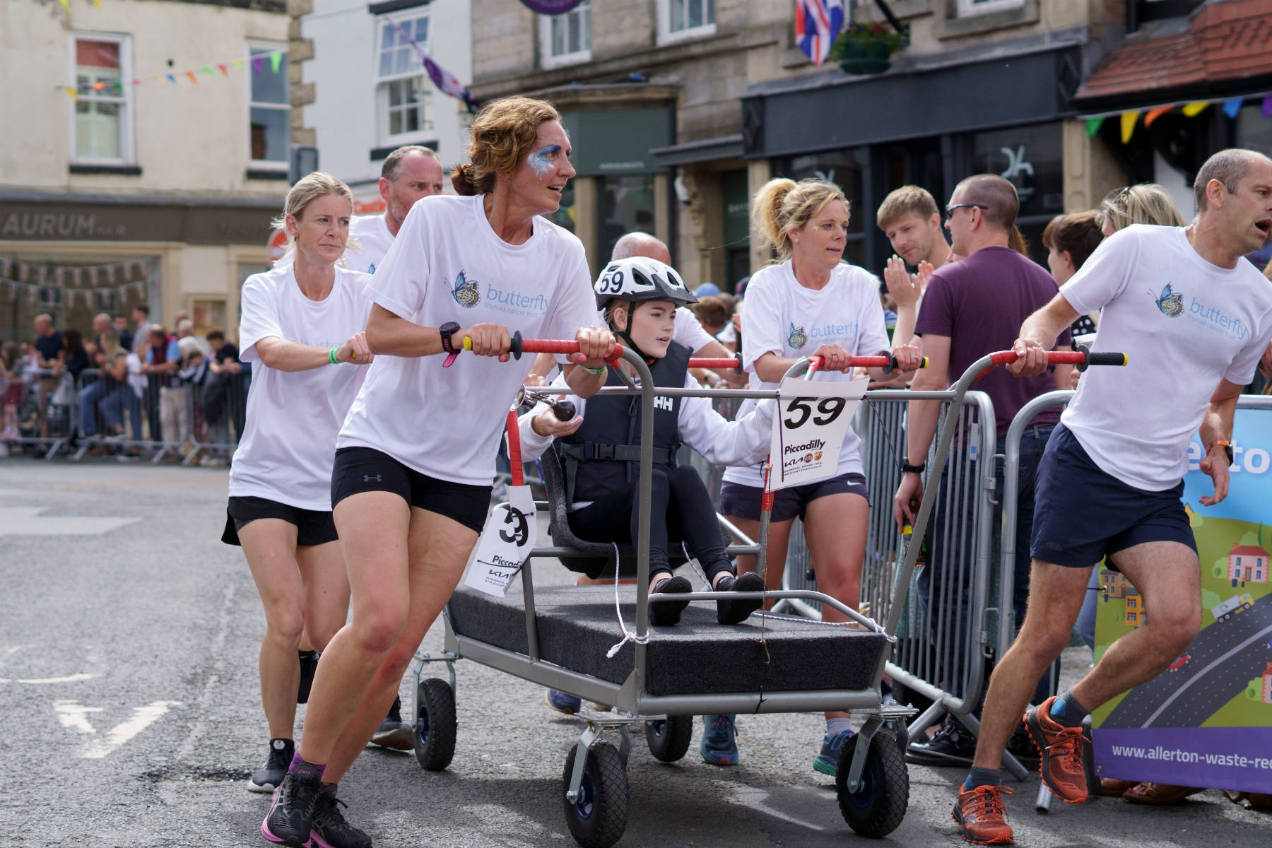 The Great Knaresborough Bed Race 2022 North Yorkshire UK