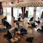 Rossett’s First Aid students take part in a sponsored CPR event to raise money for Ukraine