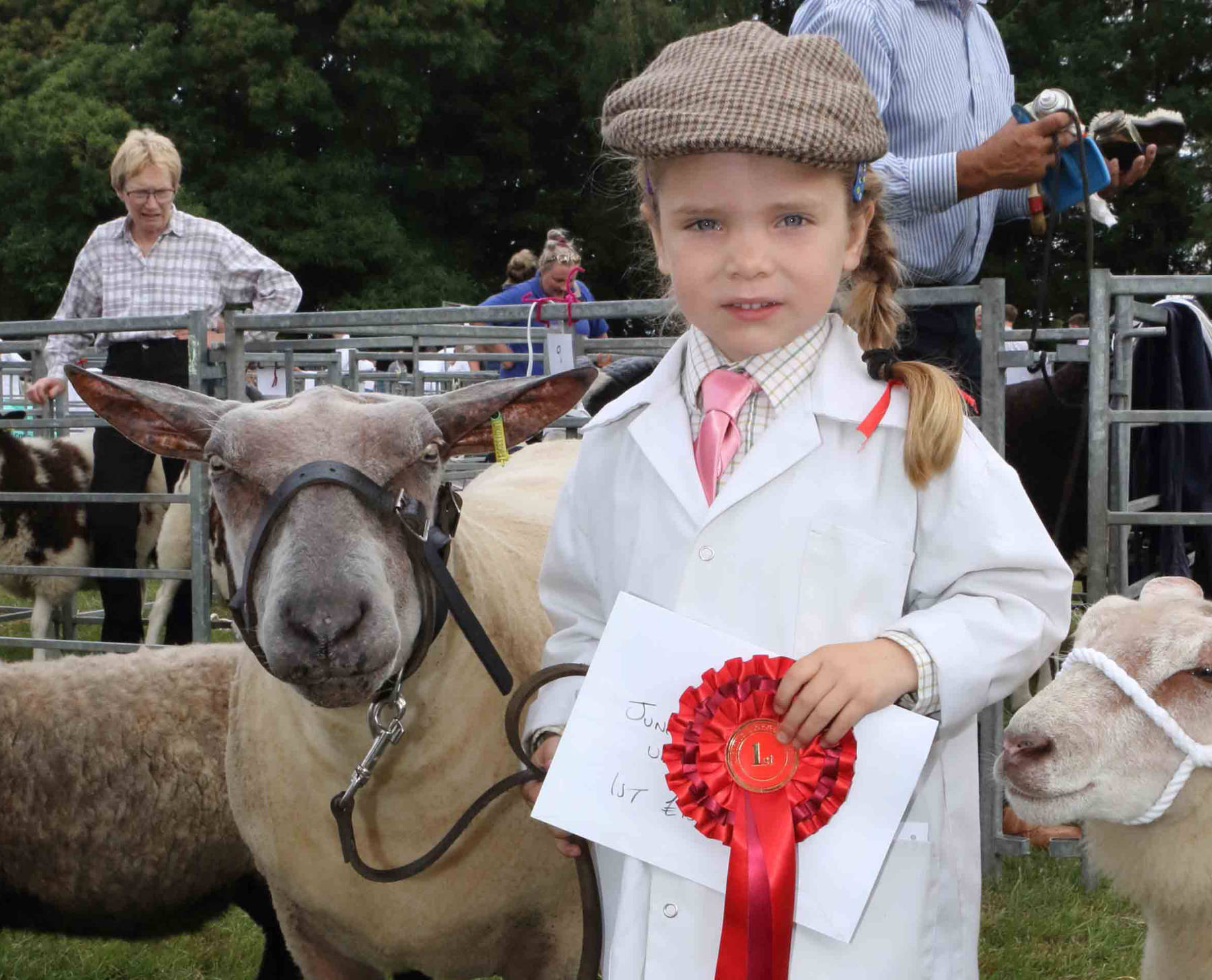 A successful young competitor at the Aldborough and Boroughbridge Show