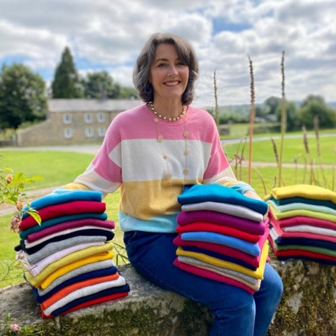 Alison Orr from the village of Masham in the Yorkshire Dales was an early adopter of the sustainable fashion movement, long before the terms sustainable and slow fashion became prominent.