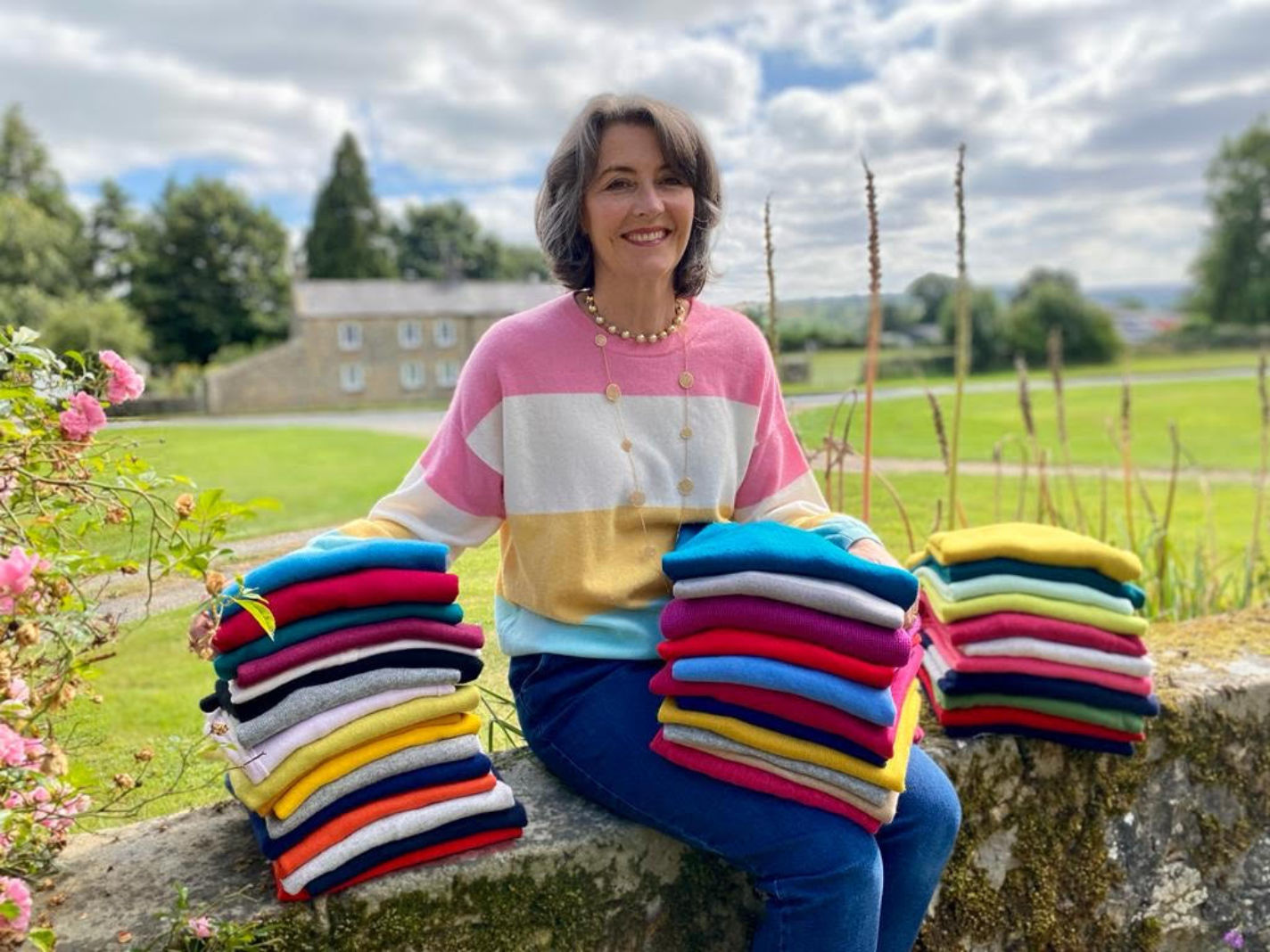 Alison Orr from the village of Masham in the Yorkshire Dales was an early adopter of the sustainable fashion movement, long before the terms sustainable and slow fashion became prominent.