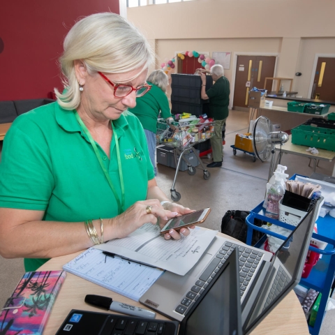 Harrogate Foodbank Dawn Cussons