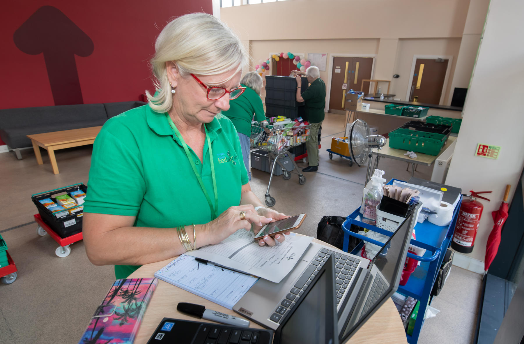 Harrogate Foodbank Dawn Cussons