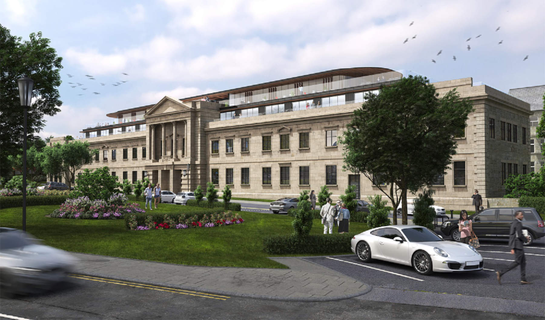 FHP has been instructed to support plans for the multi-million-pound transformation of Crescent Gardens, Harrogate. CGI’s provided by Strive Group