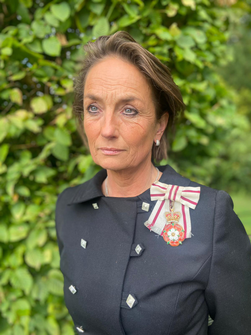 The Lord Lieutenant for North Yorkshire, Jo Ropner-