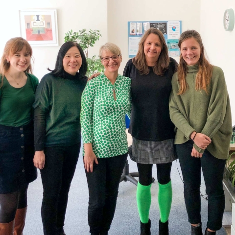 Ella Green, Kennie Cheung, Deborah Oxley, Jo Titchmarsh, Emily Fullarton