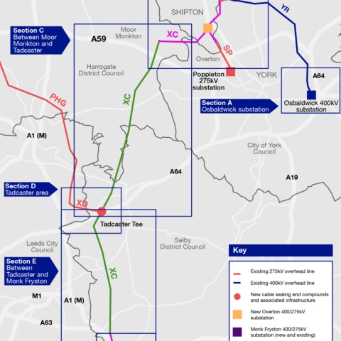 National Grid submits application for development consent for Yorkshire Green Energy Enablement Project