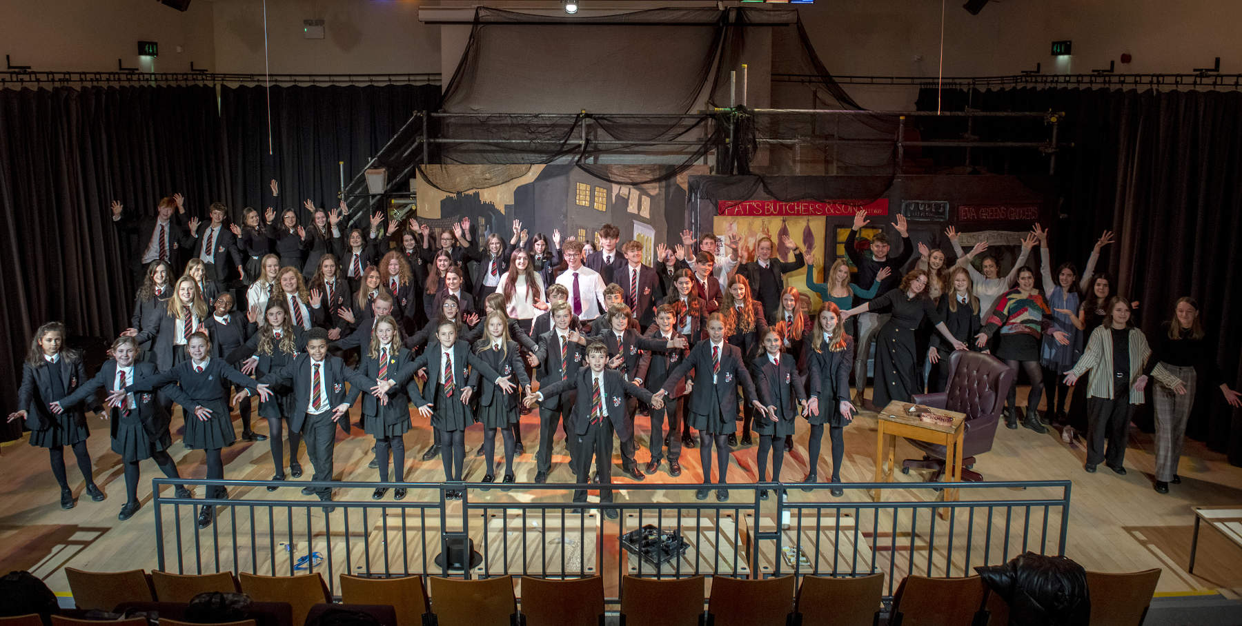 Harrogate Grammar School excelled in a contemporary staging of ‘A Christmas Carol’