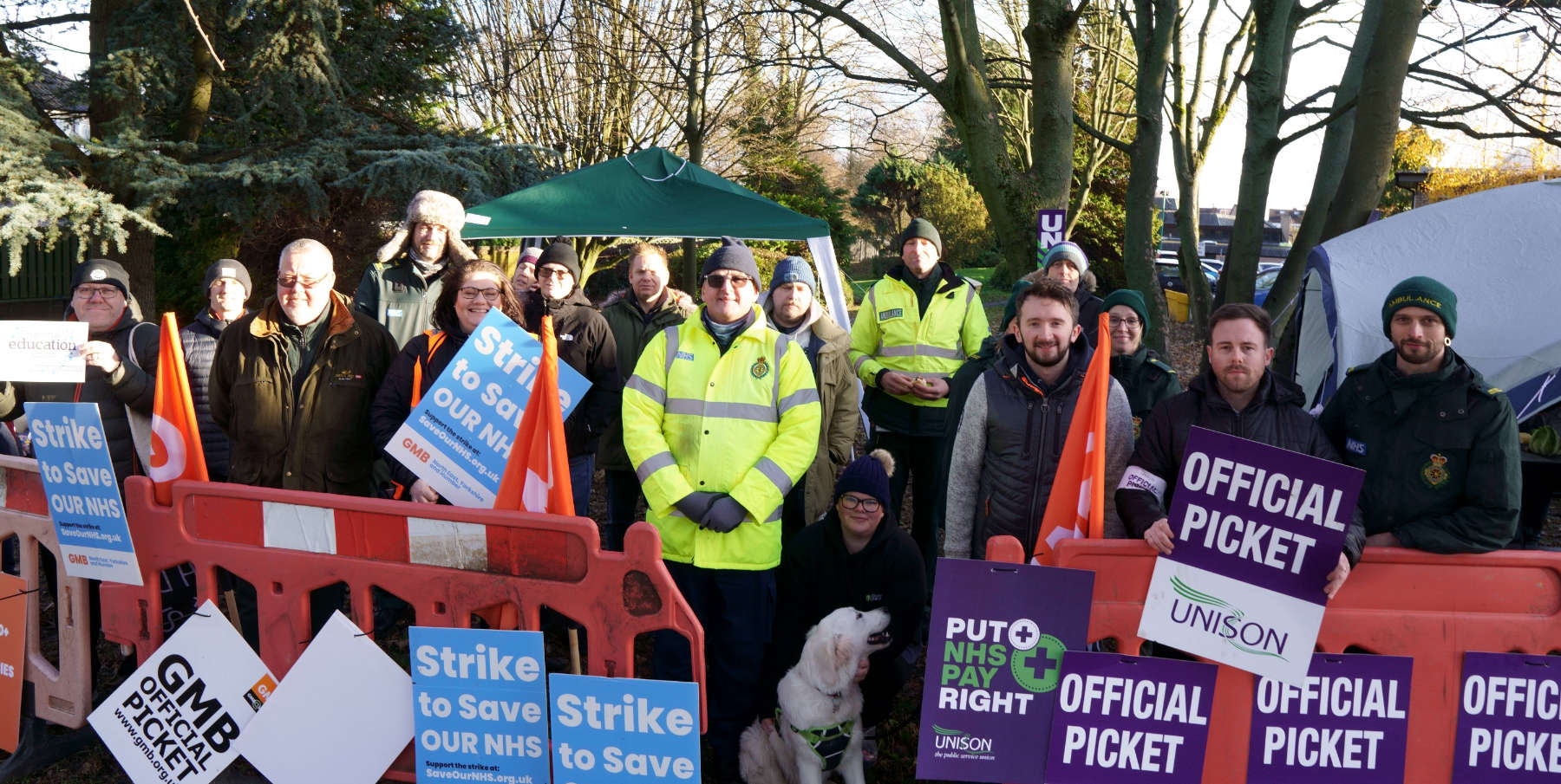 Harrogate Ambulance staff strike