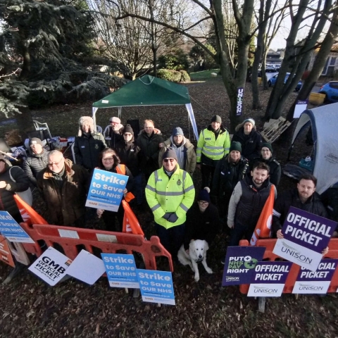 Harrogate Ambulance staff strike
