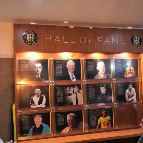 Harrogate Town AFC officially launched their Hall of Fame on Thursday 9th February at Cedar Court Hotel