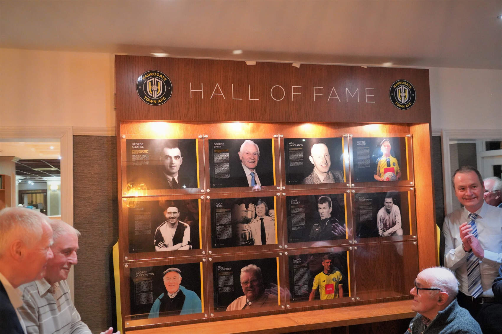 Harrogate Town AFC officially launched their Hall of Fame on Thursday 9th February at Cedar Court Hotel